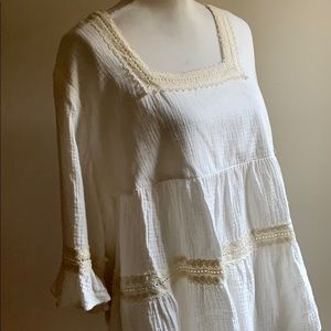 Caslon Cotton peasant style blouse.